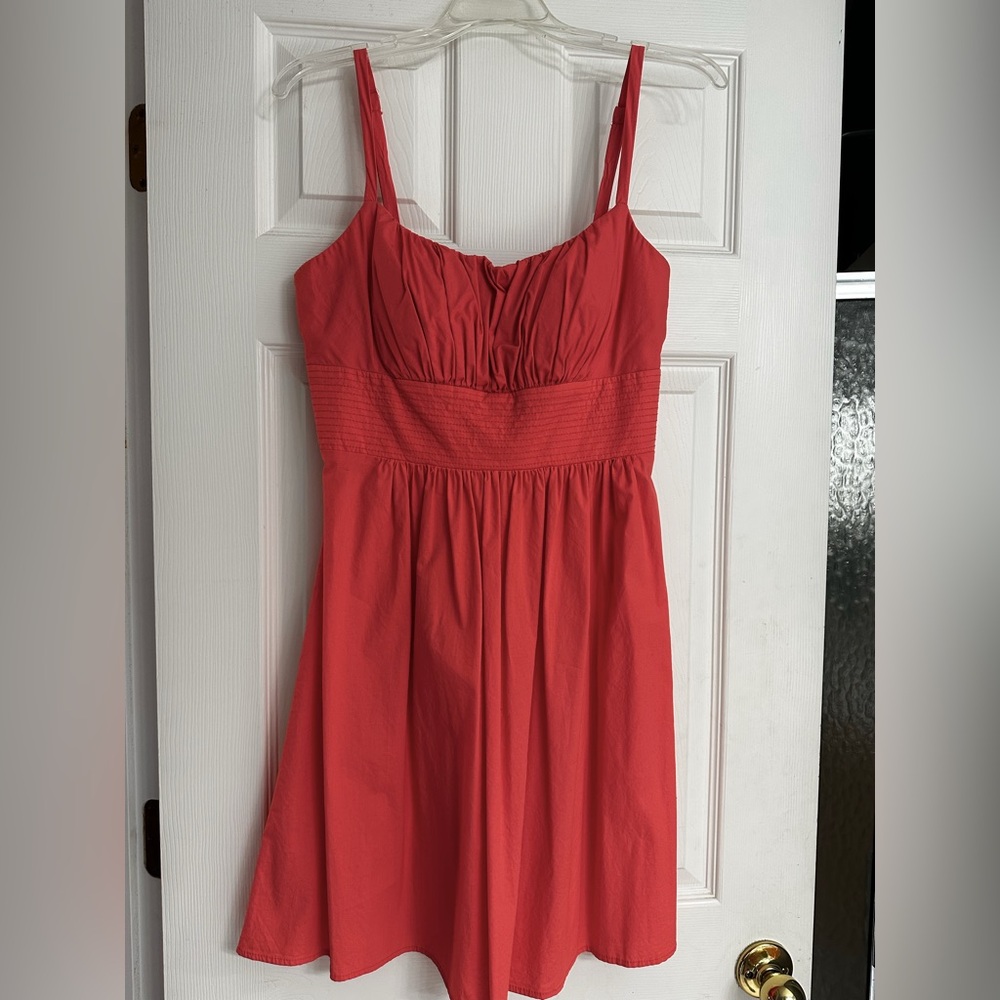 Coral dress